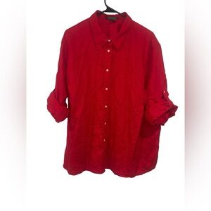 Ralph Lauren Long Sleeve Garment Dyed Oxford Sport Shirt